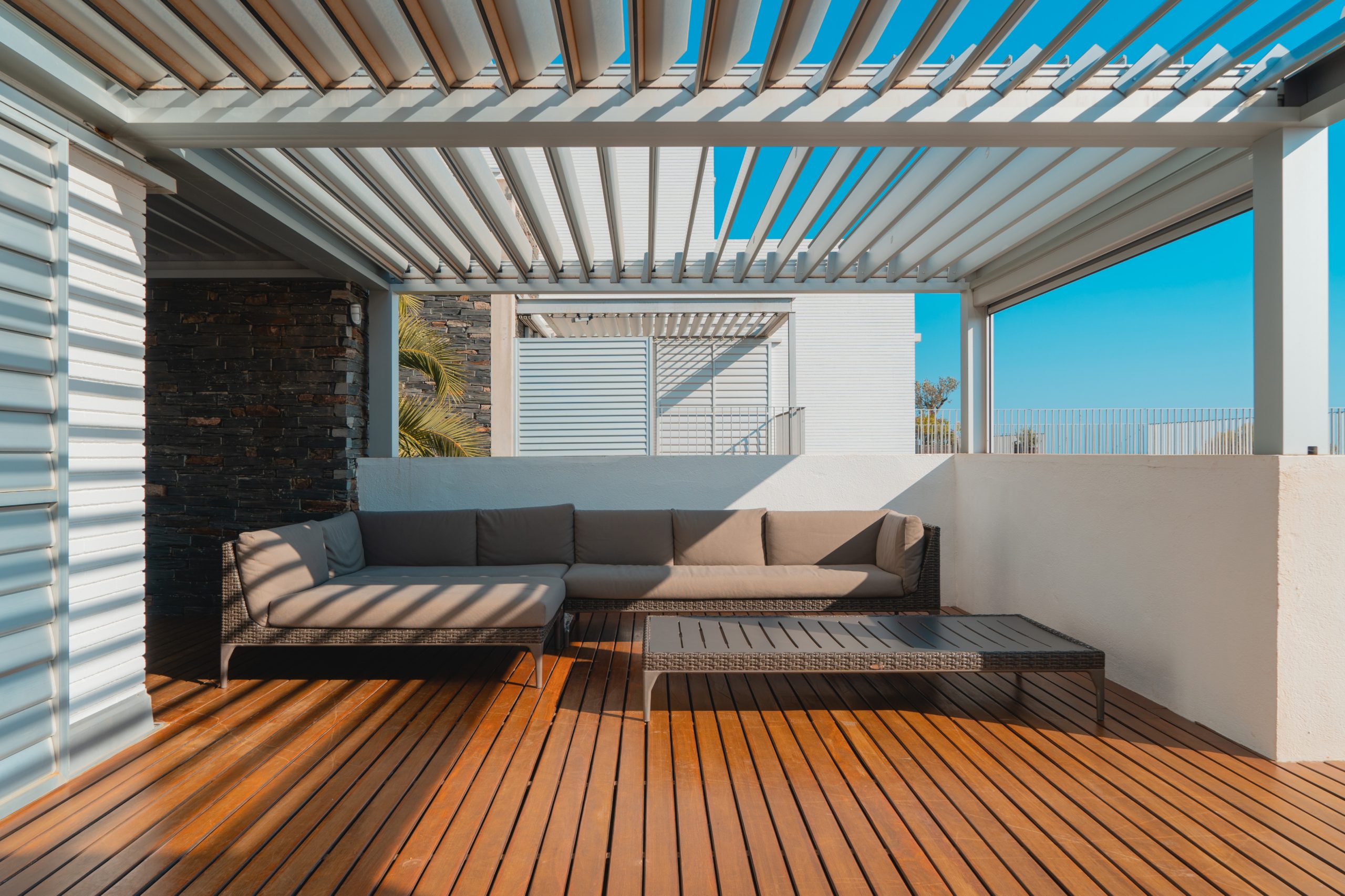 Muros y decoración de terraza