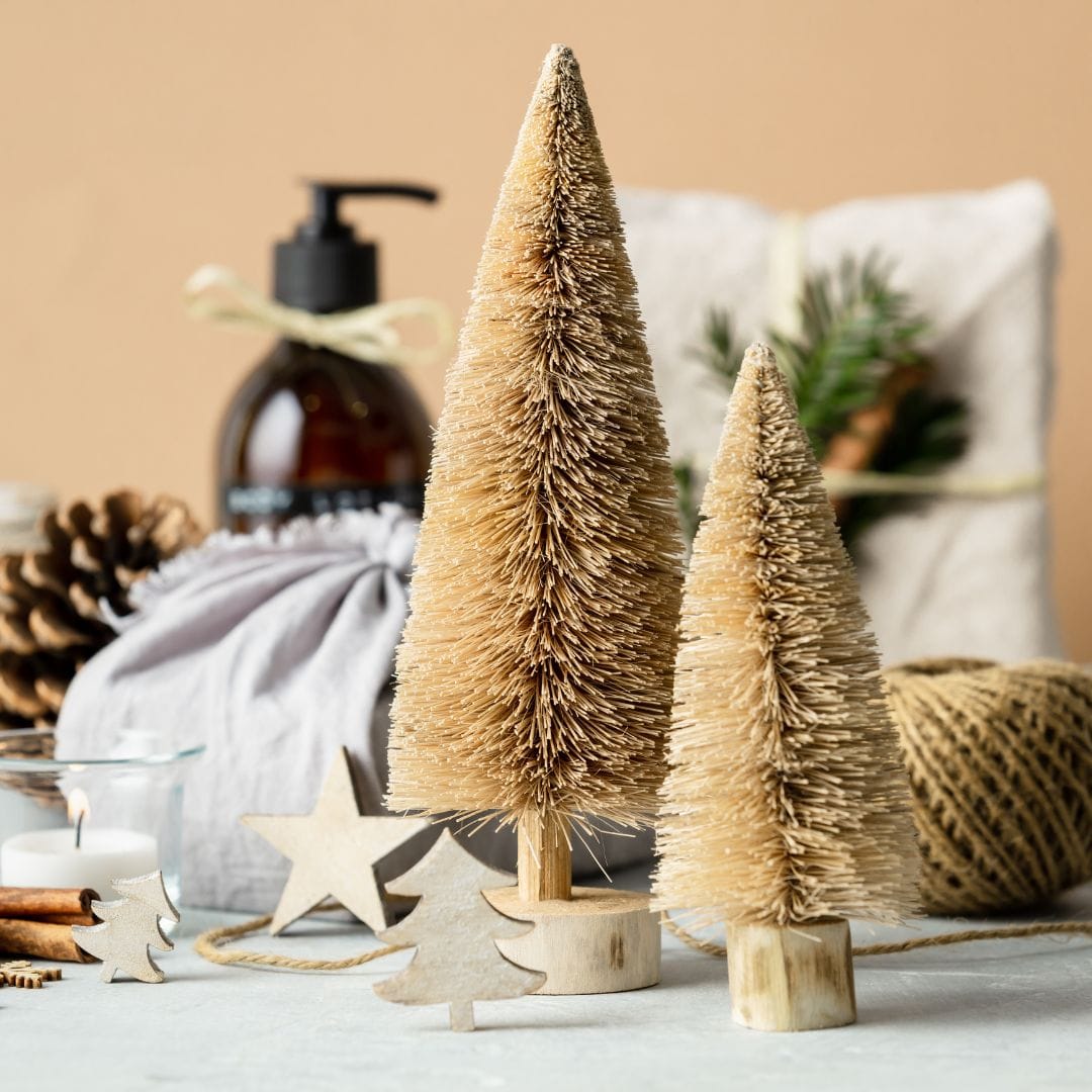 como decorar el arbol de navidad estilo rustico