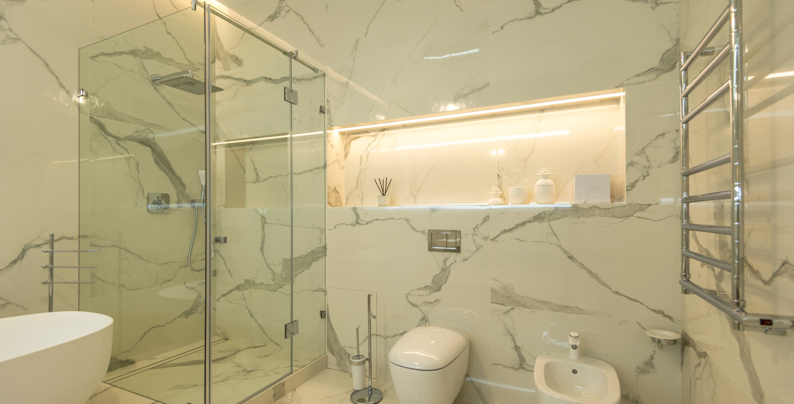 Hornacina en el baño: espacio, diseño y funcionalidad